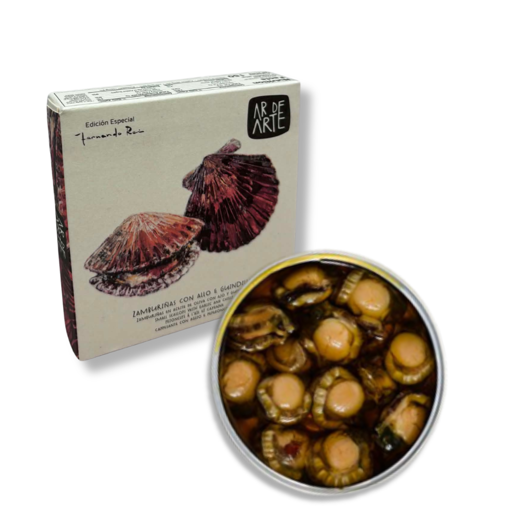 Zamburiñas con ajo y guindilla (110g)