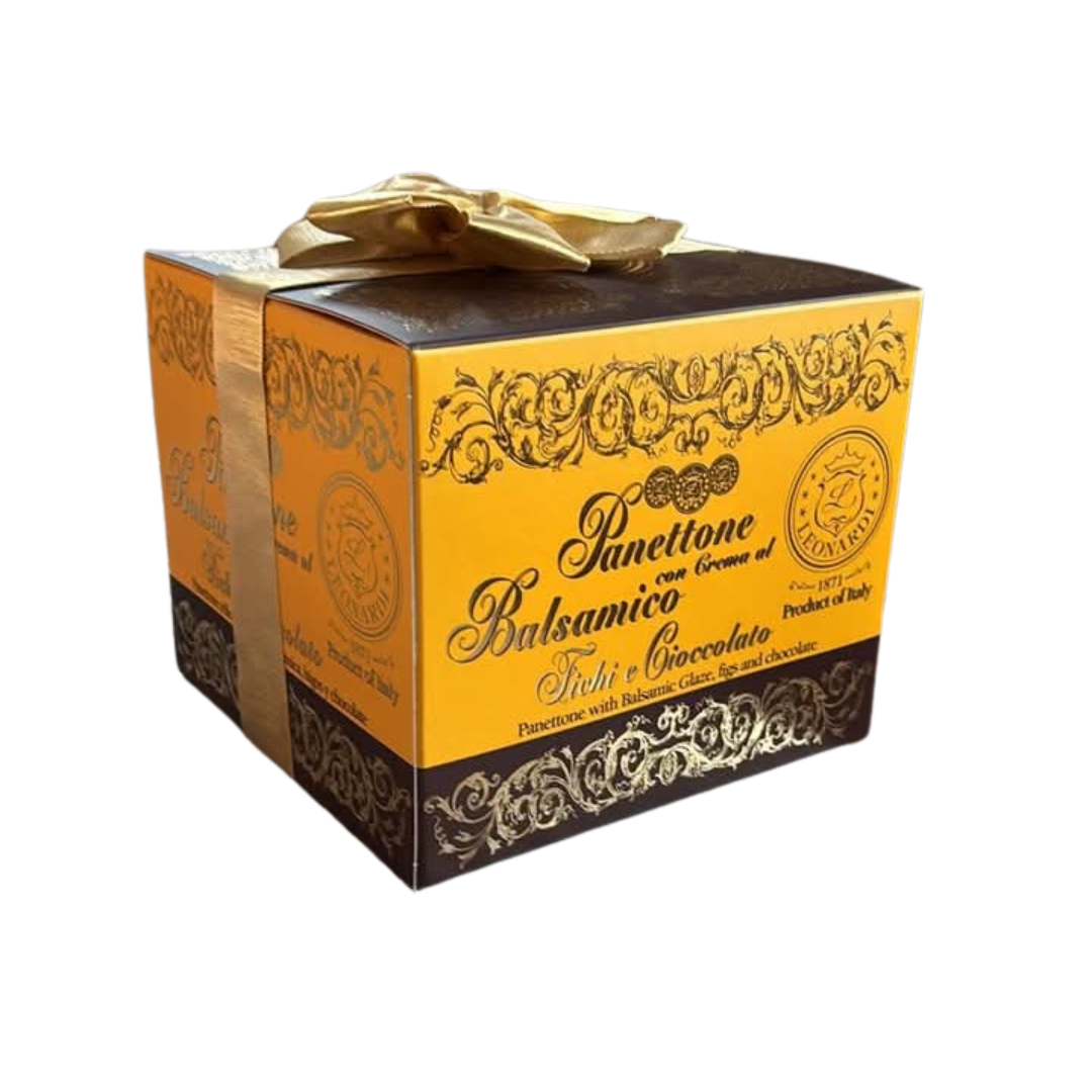 Itališkas „Panettone“ su balzaminio acto kremu, figomis ir šokoladu, 750 g