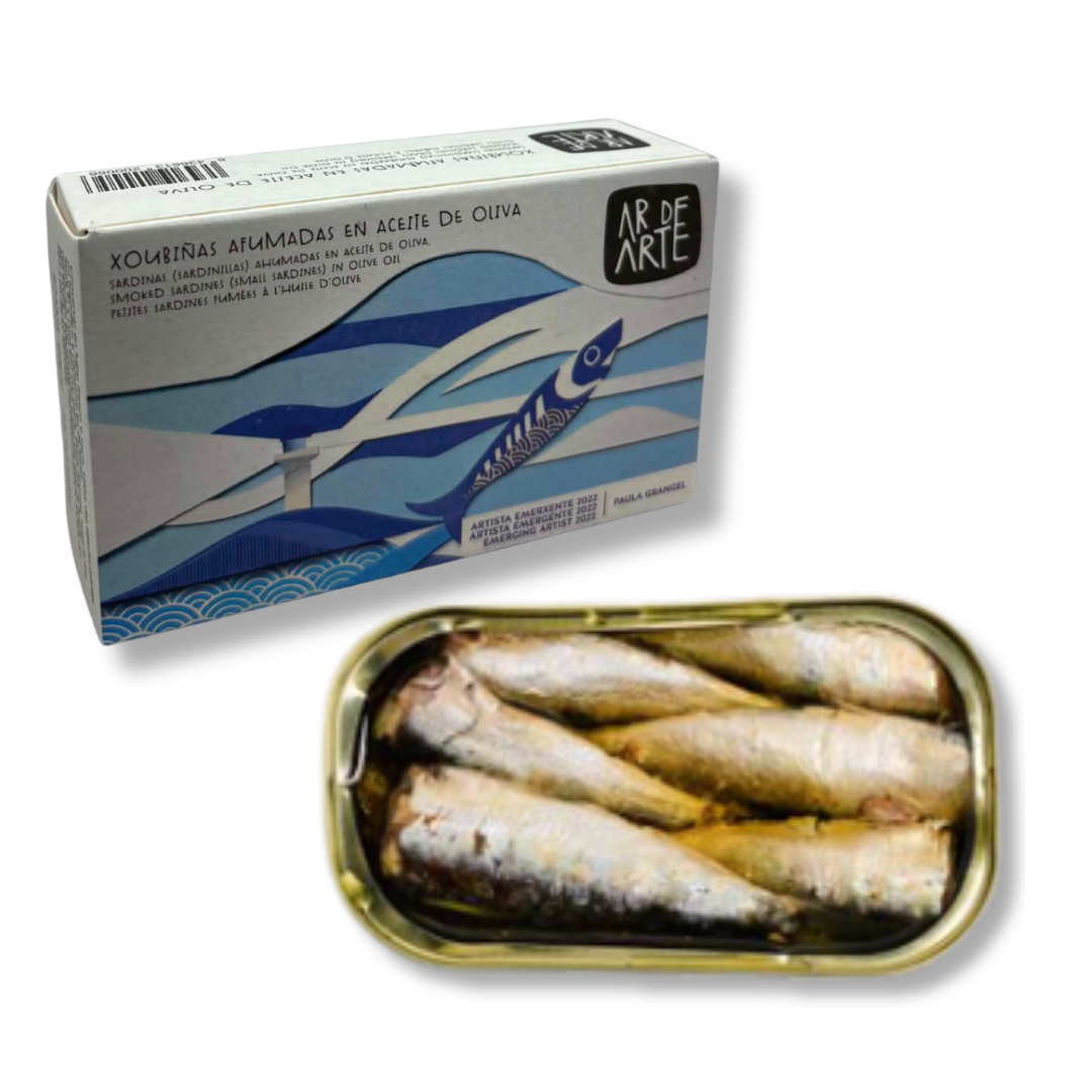 Smoked sardines in olive oil (115g)