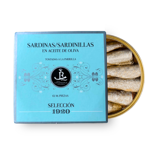 Small Sardines in Olive Oil "Muy Pequeñas" (120g)
