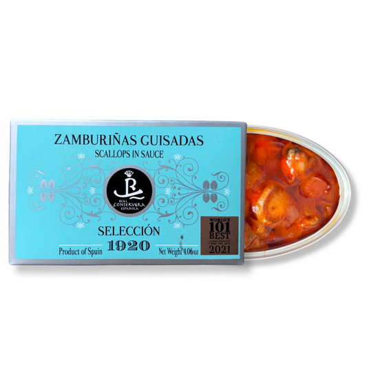 Braised Galician scallops (120g)