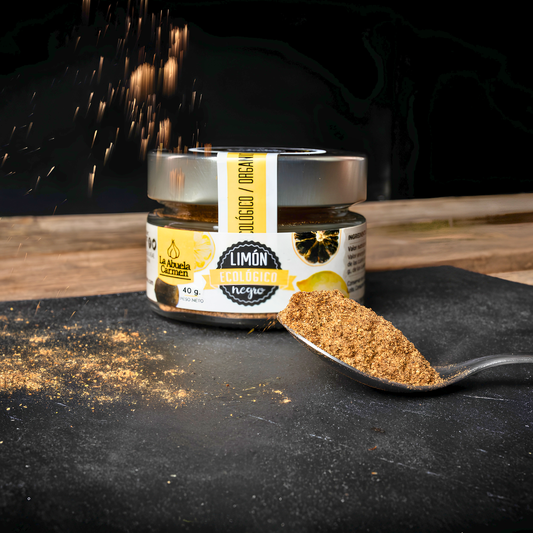 Ekologiški juodosios laimo citrinos milteliai „La Abuela Carmen“, 40g