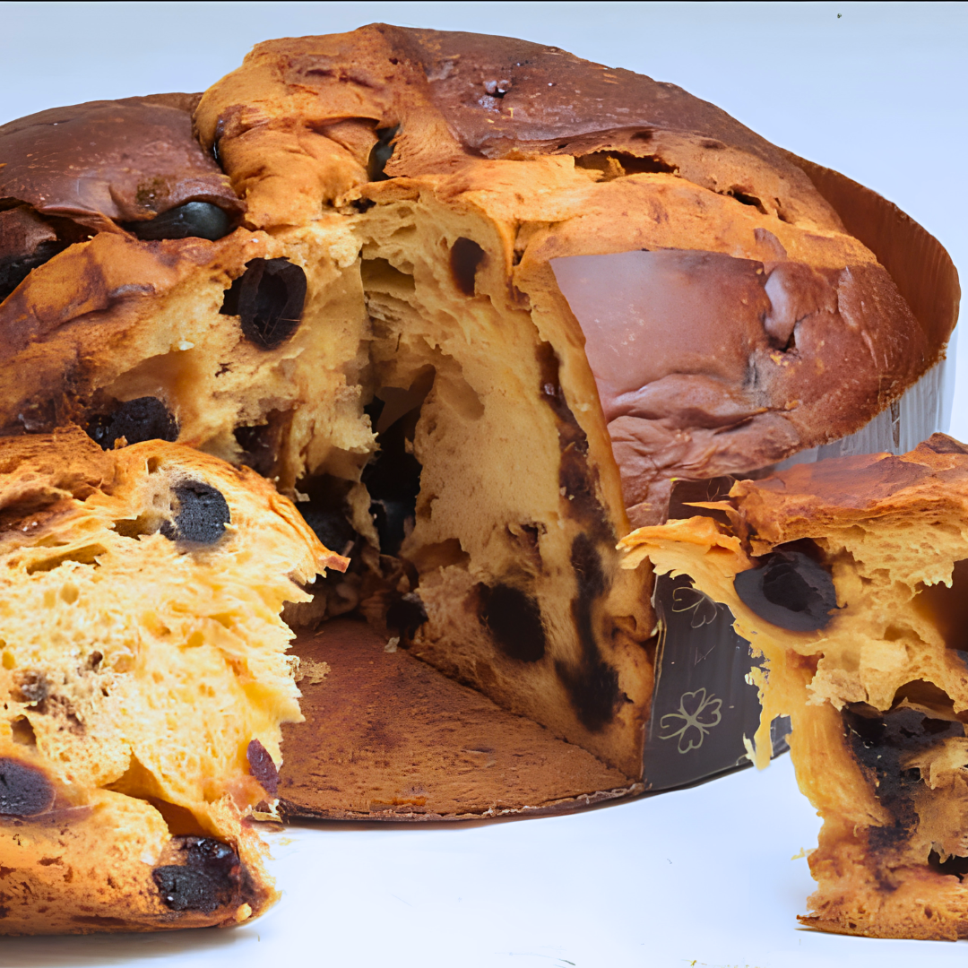 Itališkas „Panettone“ su vyšniomis ir balzaminio acto kremu, 750 g