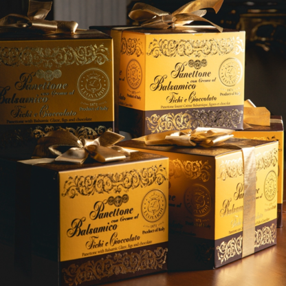 Itališkas „Panettone“ su balzaminio acto kremu, figomis ir šokoladu, 750 g