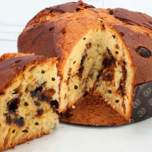 Itališkas „Panettone“ su balzaminio acto kremu, figomis ir šokoladu, 750 g