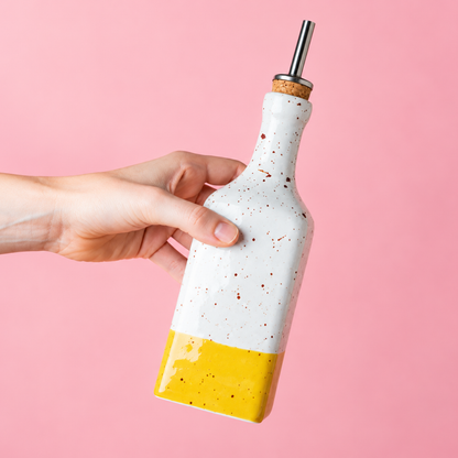 Dosificador de aceite de oliva de cerámica 475 ml, «Cinnamon»